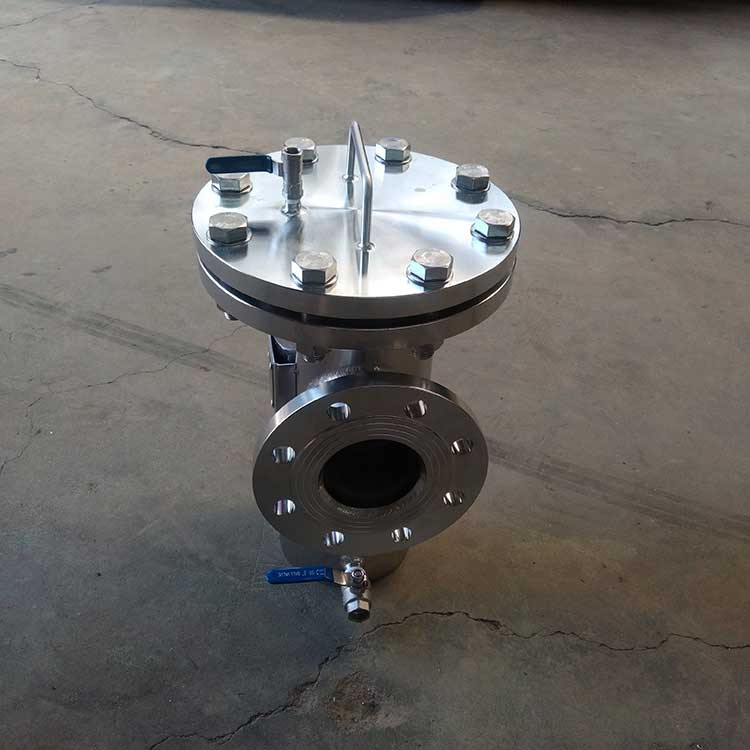 華豫生產DN80不銹鋼籃式過濾器